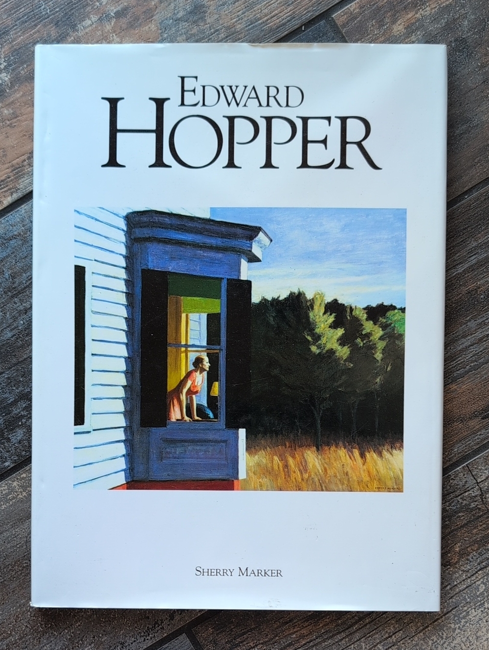 Vintage Edward Hopper Hardcover Large Coffee Table Art Book by Sherry Marker